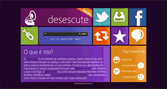 Desktop Screenshot of desescute.com.br